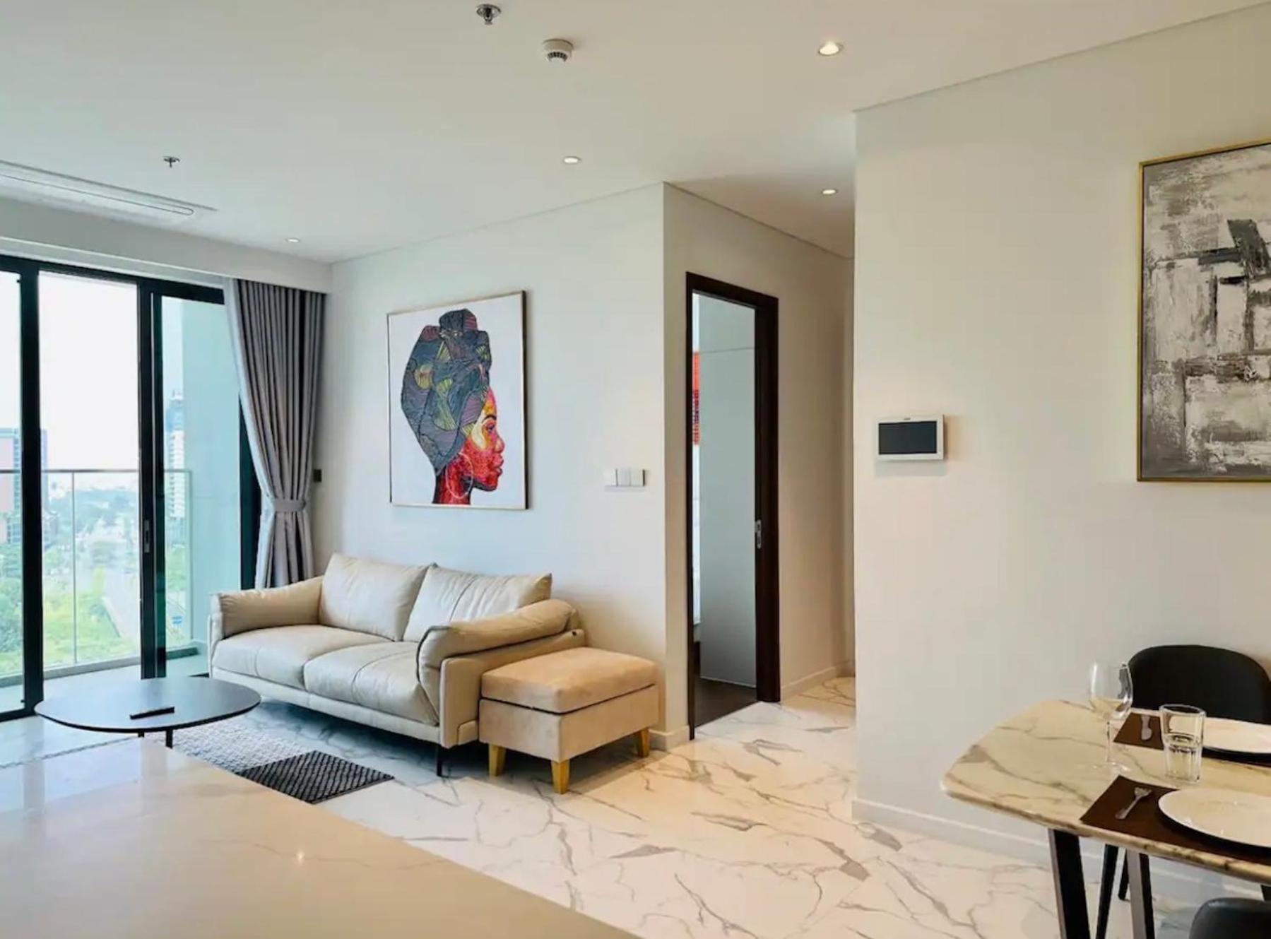 The Crest-central Saigon Riverside -free Pool-gym-sauna Room-yoga Appartement Hô Chi Minh-Ville